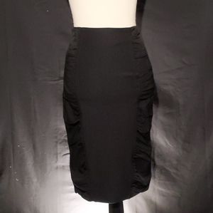 Aziz Ruched Pencil Skirt